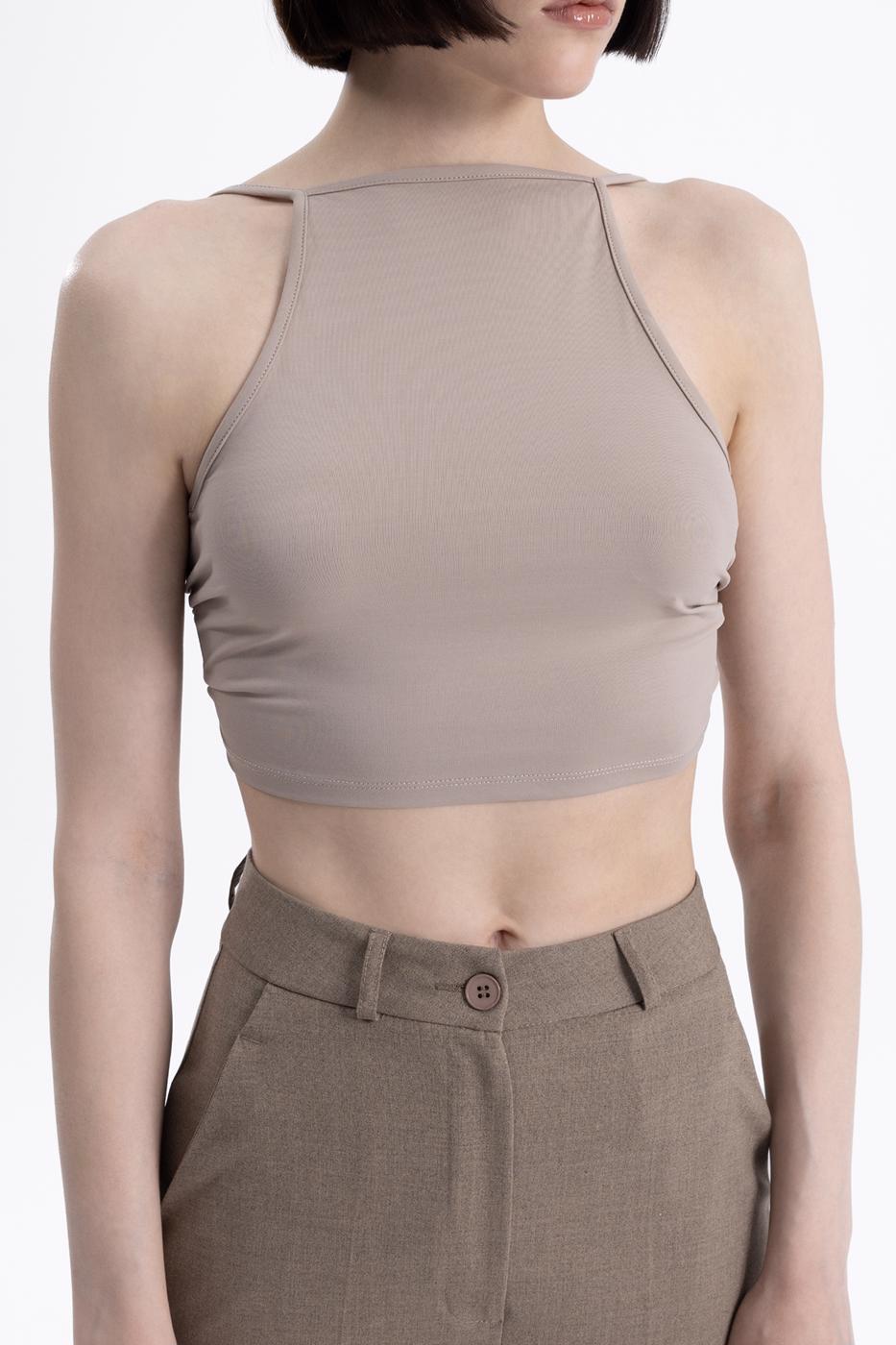 BSL Women Neck tie top - Campbell