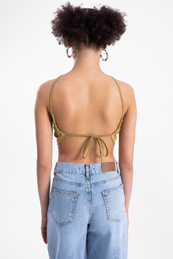 BSL Women Neck tie top - Livry-Gargan