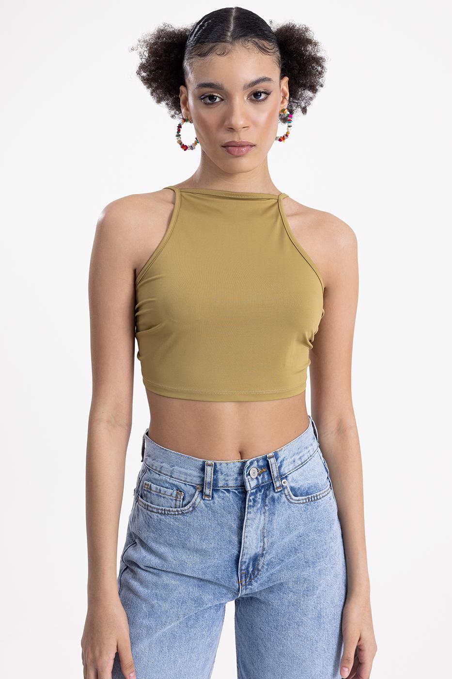 BSL Women Neck tie top - Livry-Gargan