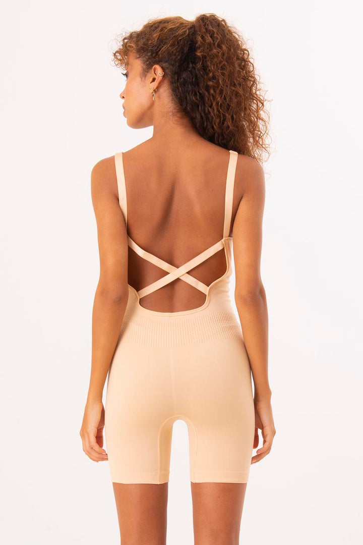 BSL Women Back Band Detailed Mini Romper - Ciudad Madero