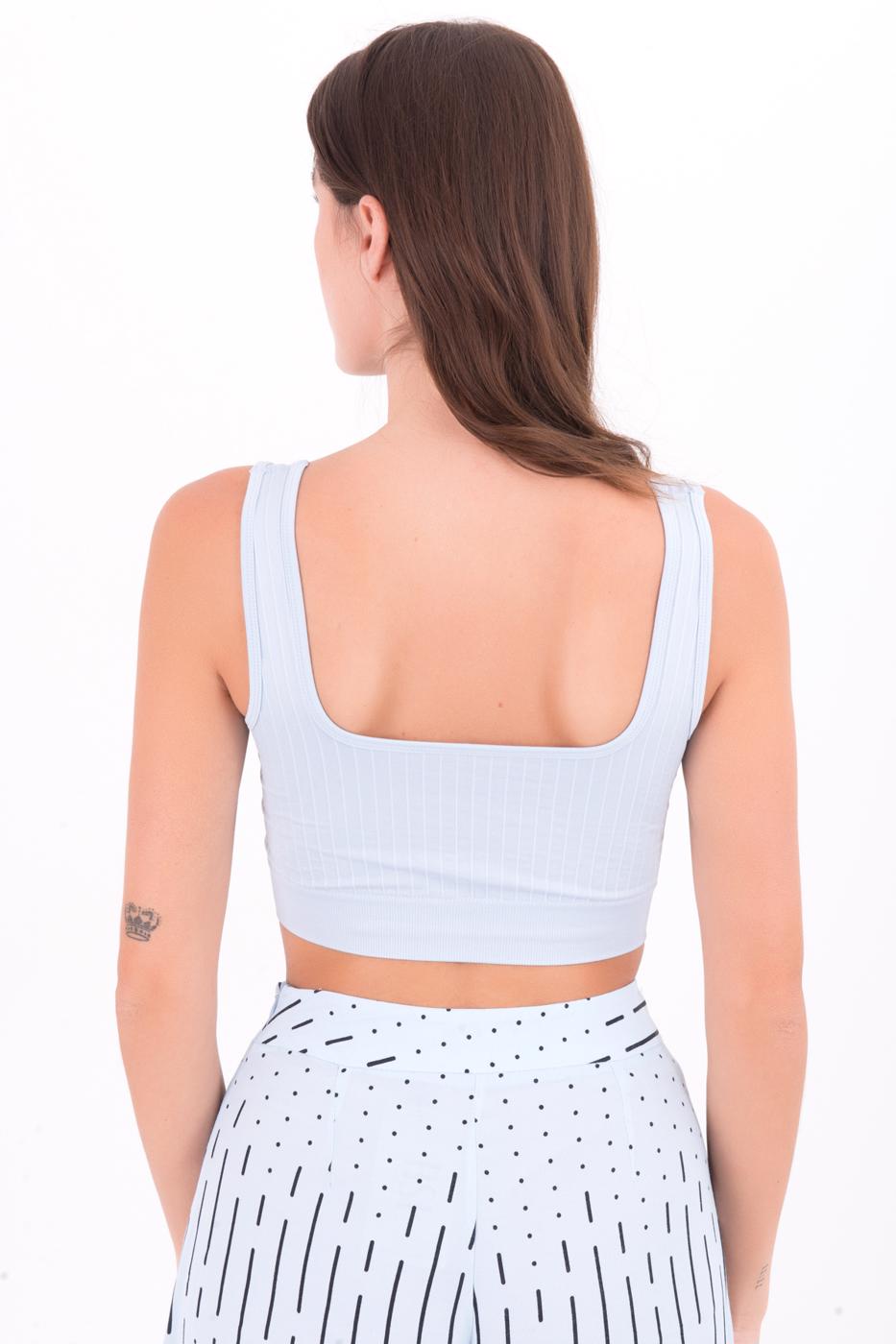 BSL Women Open Back Square Neck Cami Top - Lewiston