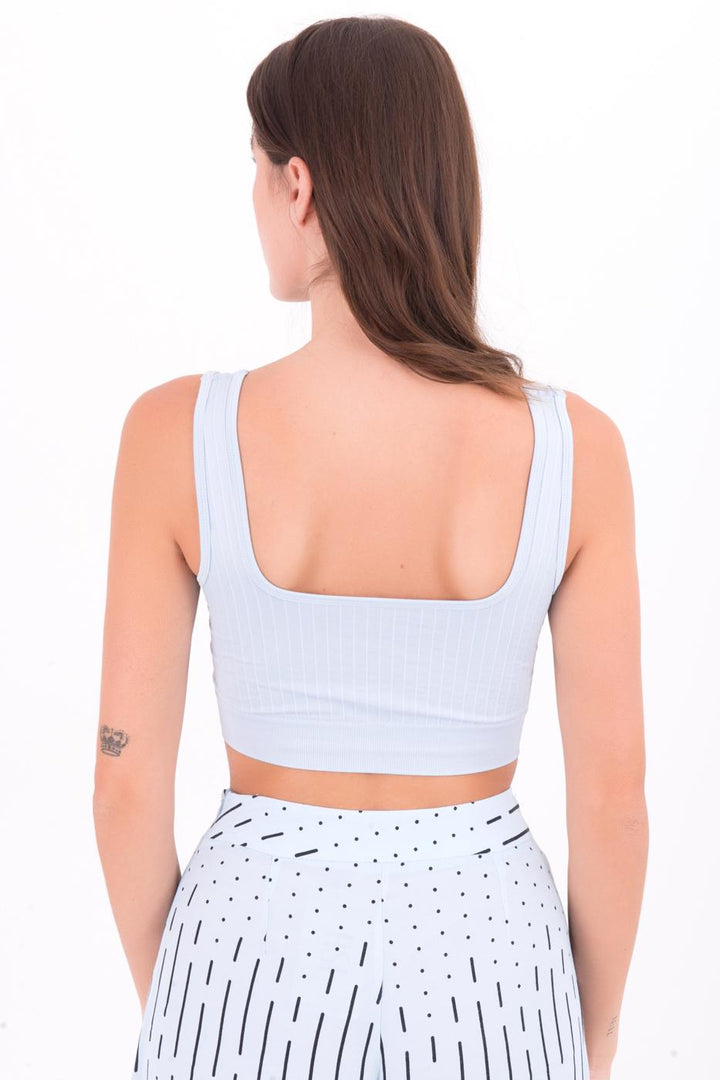 BSL Women Open Back Square Neck Cami Top - Paterson