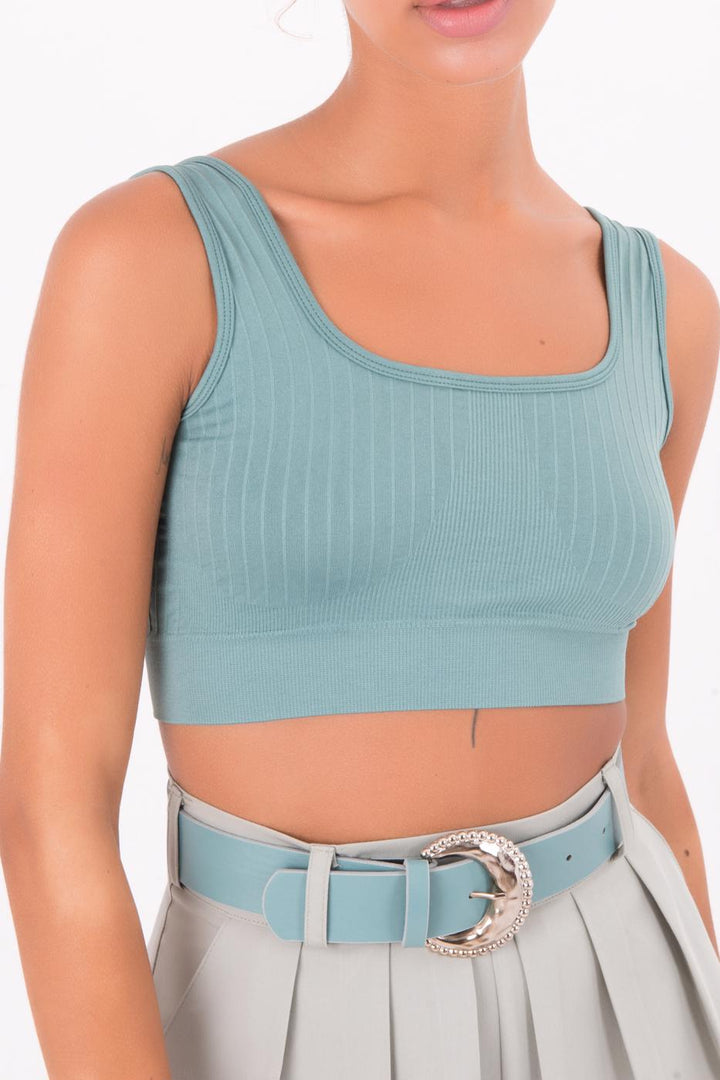 BSL Women Open Back Square Neck Cami Top - Odenton