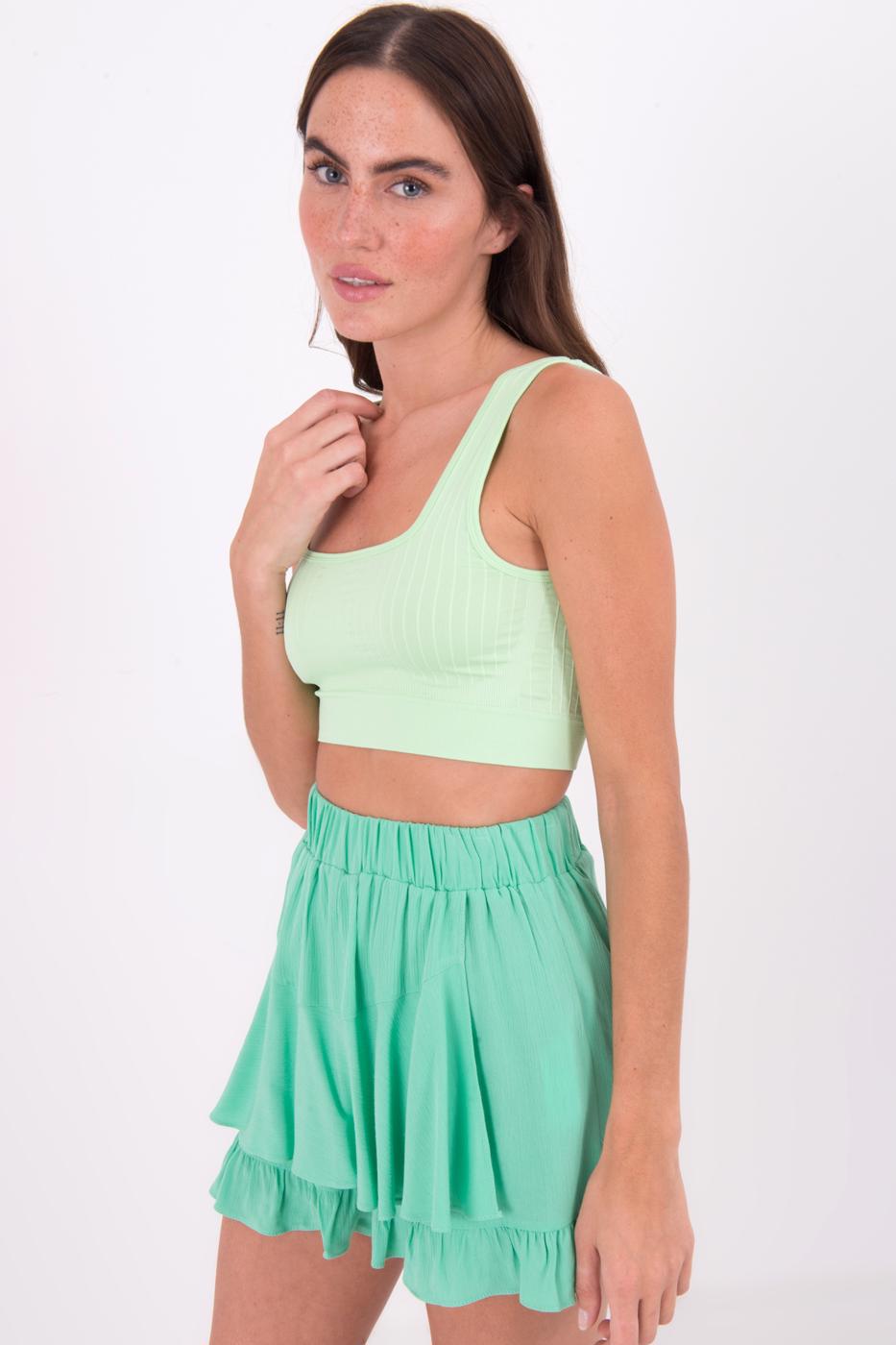 BSL Women Open Back Square Neck Cami Top - Bayonne