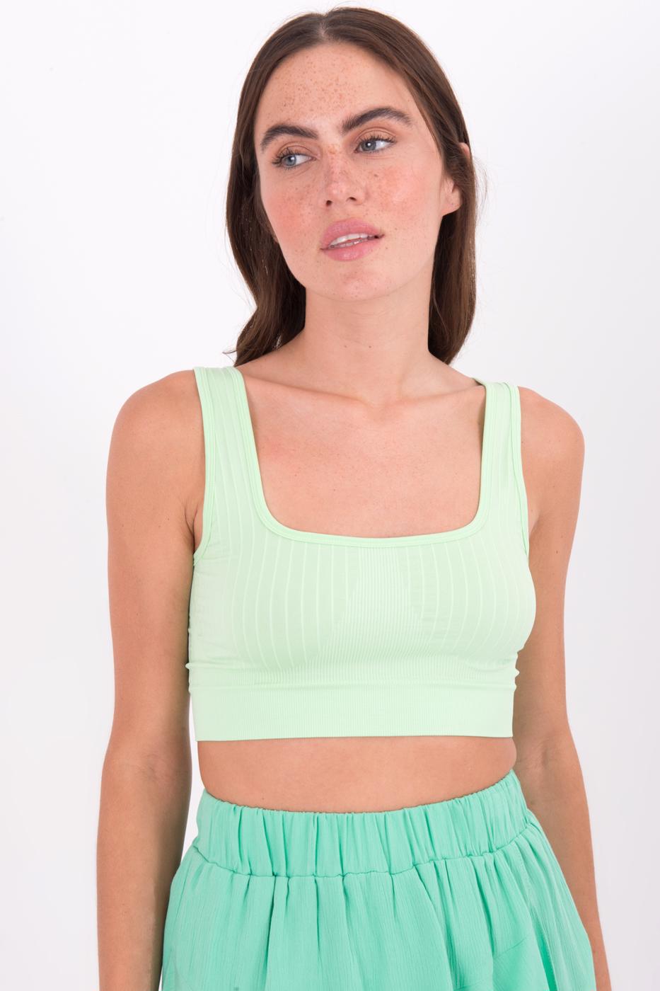 BSL Women Open Back Square Neck Cami Top - Bayonne