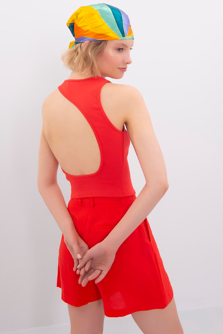 BSL Women Open Back Sleeveless Top - South Shields