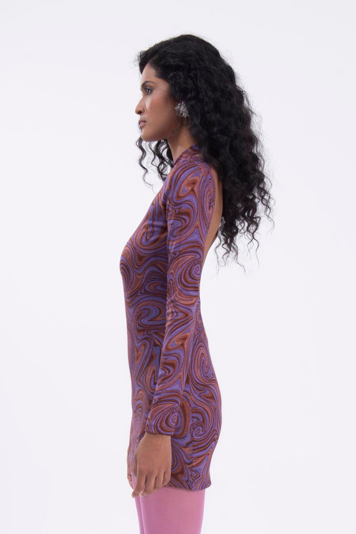 BSL Women Open back mini dress - West Seneca