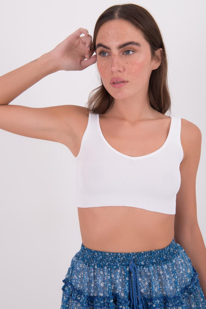 BSL Women Open Back Knit Cami Top - Puebla