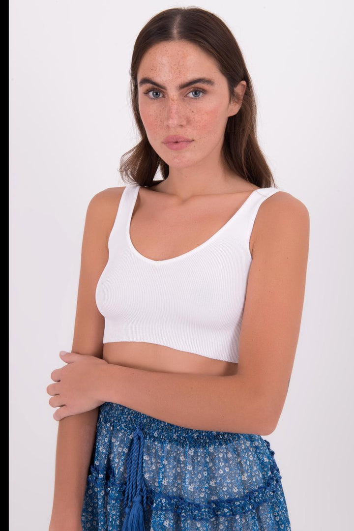 BSL Women Open Back Knit Cami Top - Puebla