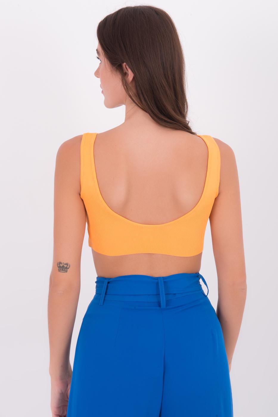 BSL Women Open Back Knit Cami Top - Aliso Viejo