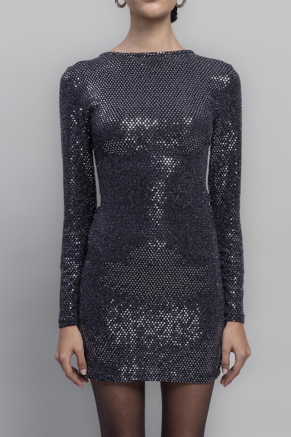 BSL Women Backless Sequined Mini Dress - Adelaide