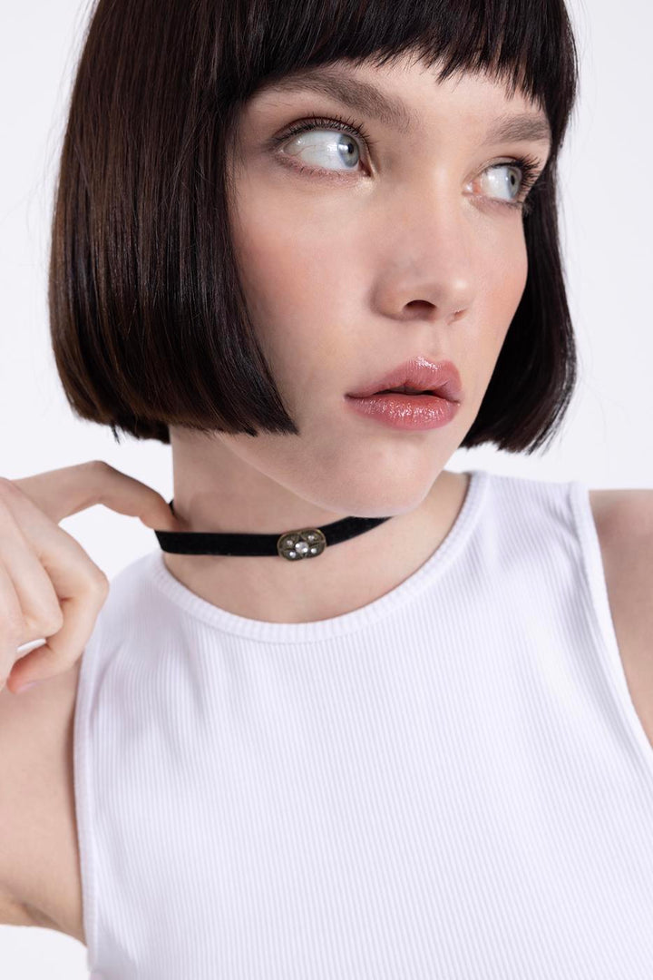 BSL Women Cut out back crop top - Jalacingo