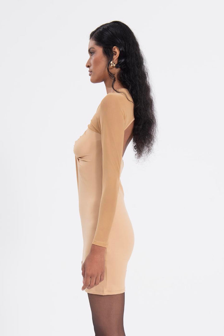 BSL Women Cut out back mini dress - Madera