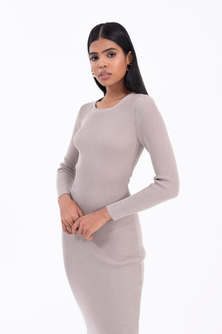 BSL Women Cut out back knitted midi pencil dress - Darwin
