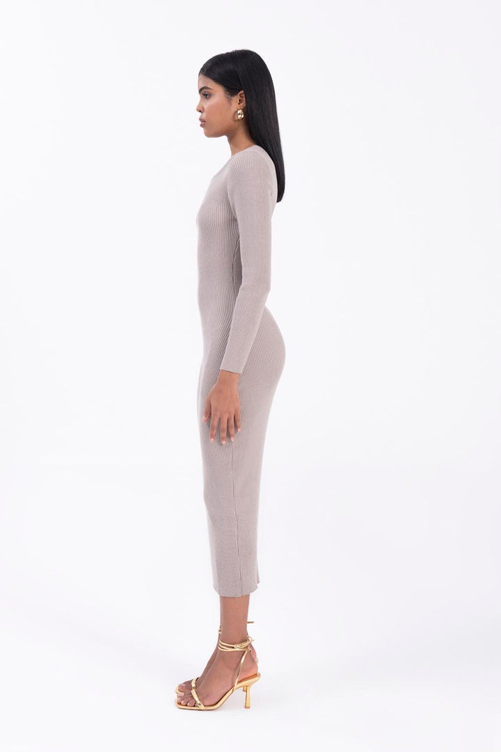 BSL Women Cut out back knitted midi pencil dress - Darwin