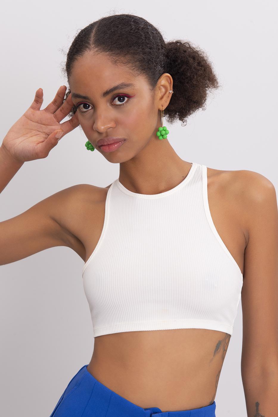 BSL Women T Back Crop Top - Lousada