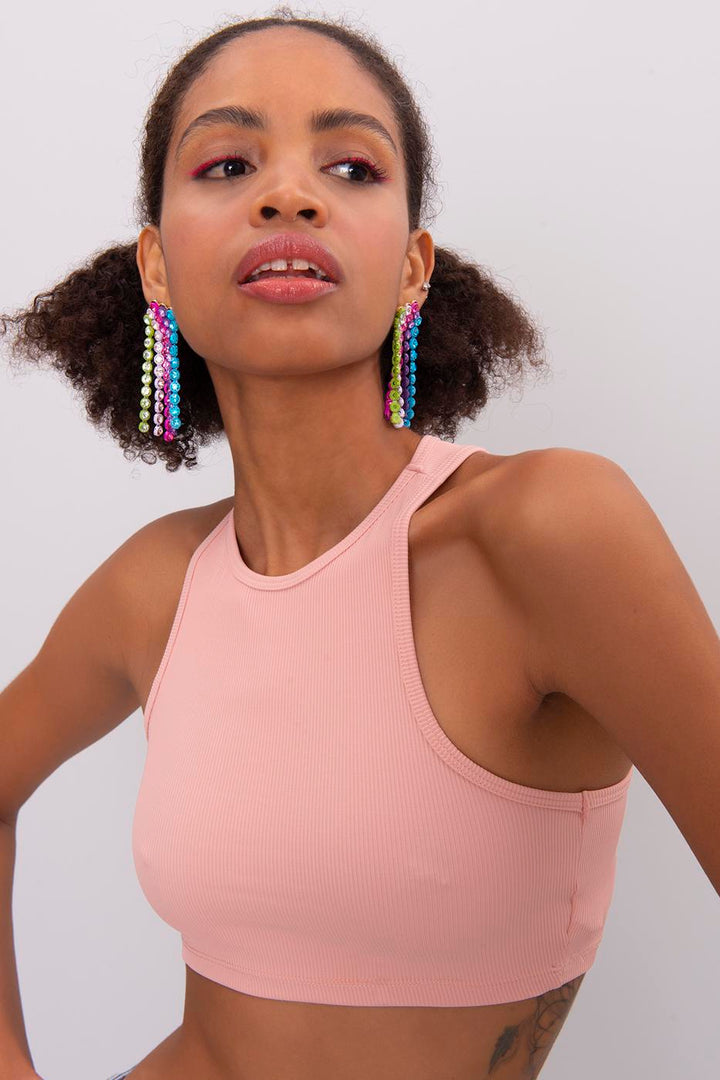 BSL Women T Back Crop Top - Smarhon