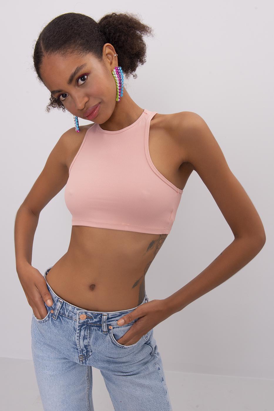 BSL Women T Back Crop Top - Smarhon