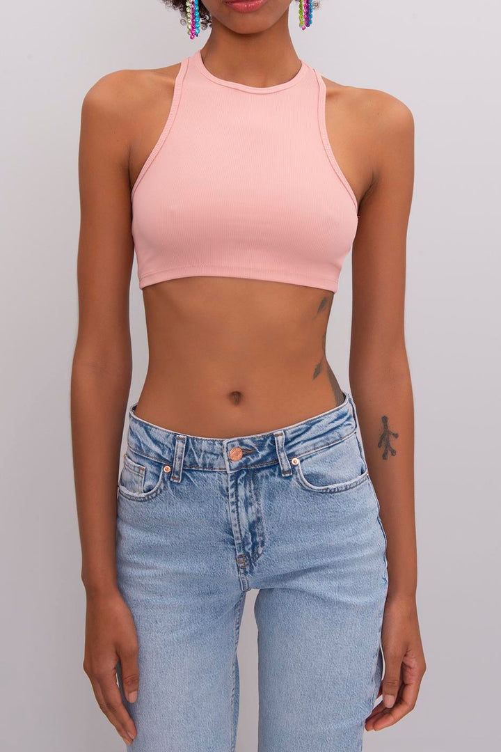 BSL Women T Back Crop Top - Smarhon