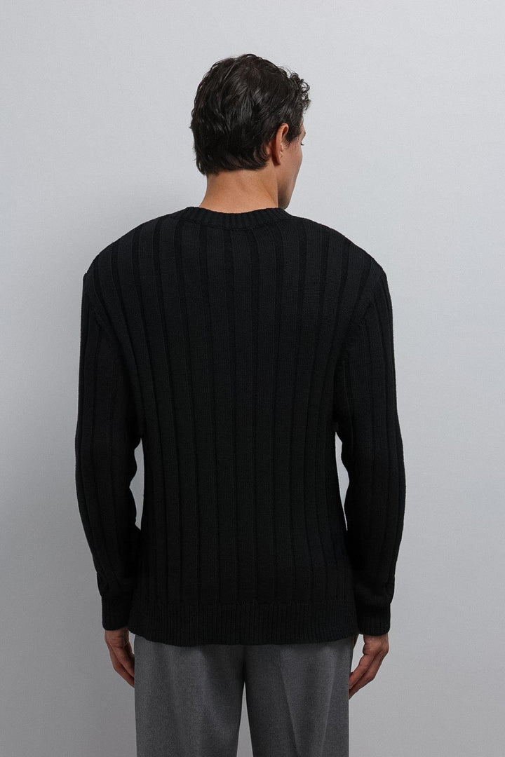 ANT Antioch Black 100% Cotton Thread Men's Sweater - St. Louis Park