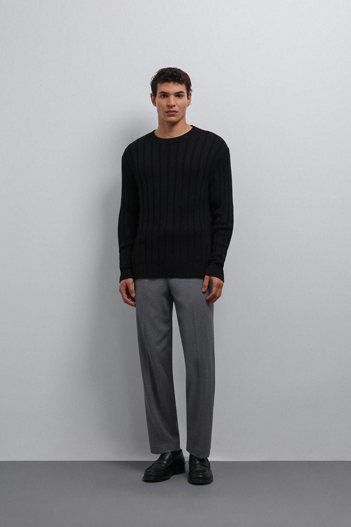 ANT Antioch Black 100% Cotton Thread Men's Sweater - St. Louis Park