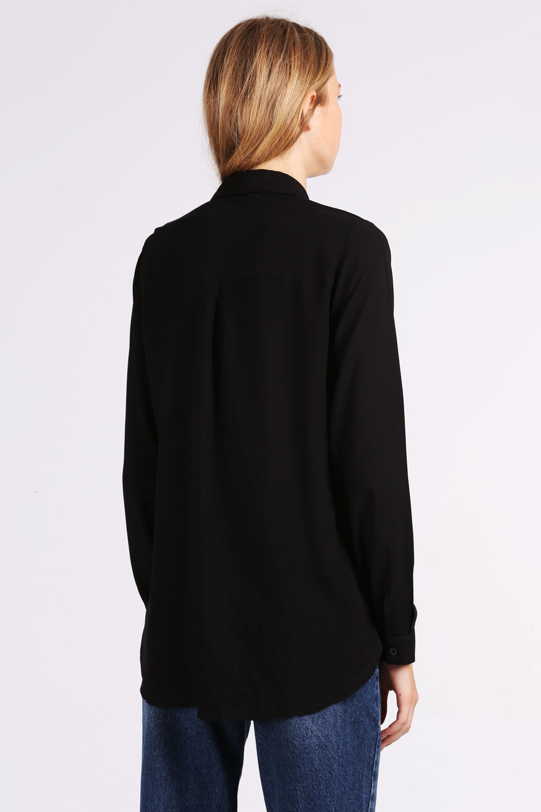 BGD Women Viscose Shirt - Black - Haverhill