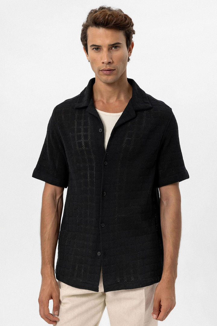 ANT Apache Collar Square Knitted Men's Shirt - Alcalá de Guadaira