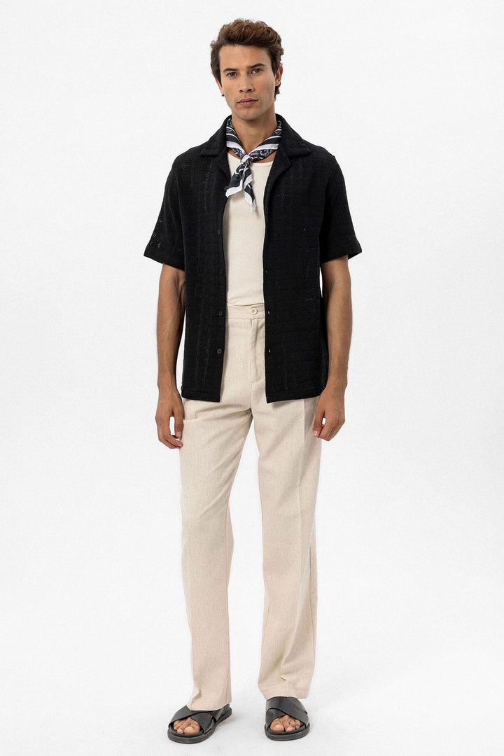 ANT Apache Collar Square Knitted Men's Shirt - Alcalá de Guadaira
