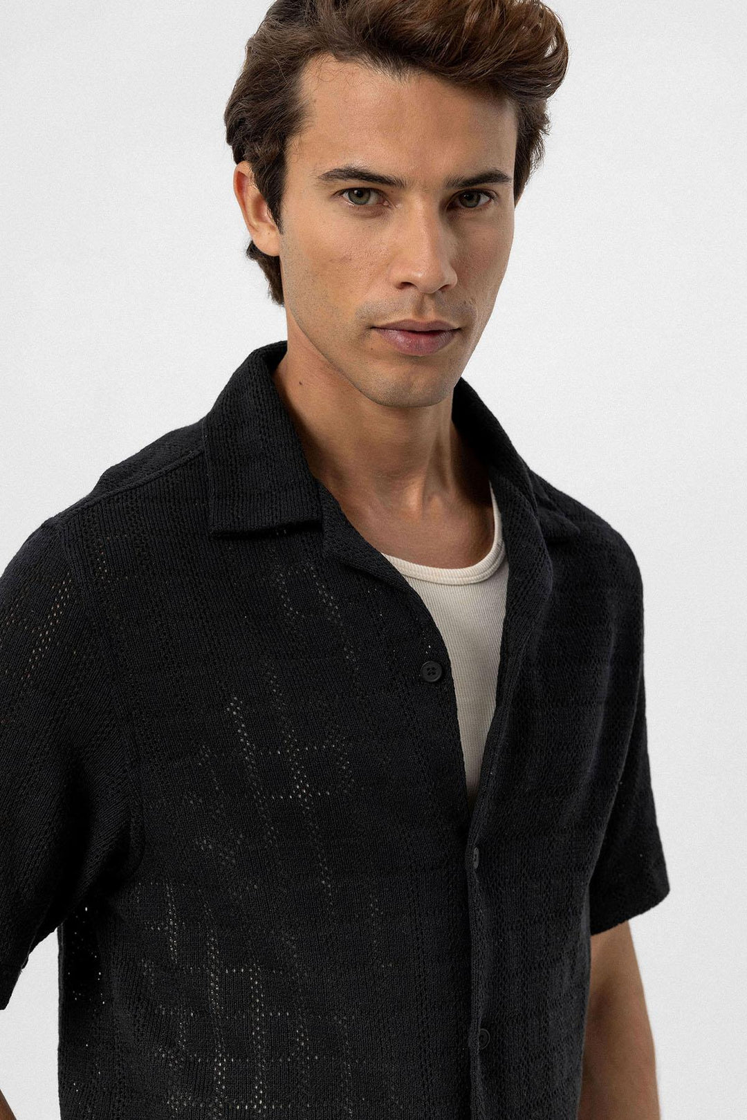 ANT Apache Collar Square Knitted Men's Shirt - Alcalá de Guadaira