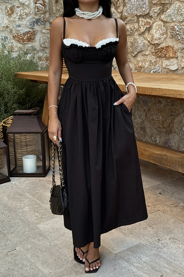 EYY Women Black Strappy Dress - Sankt Ingbert