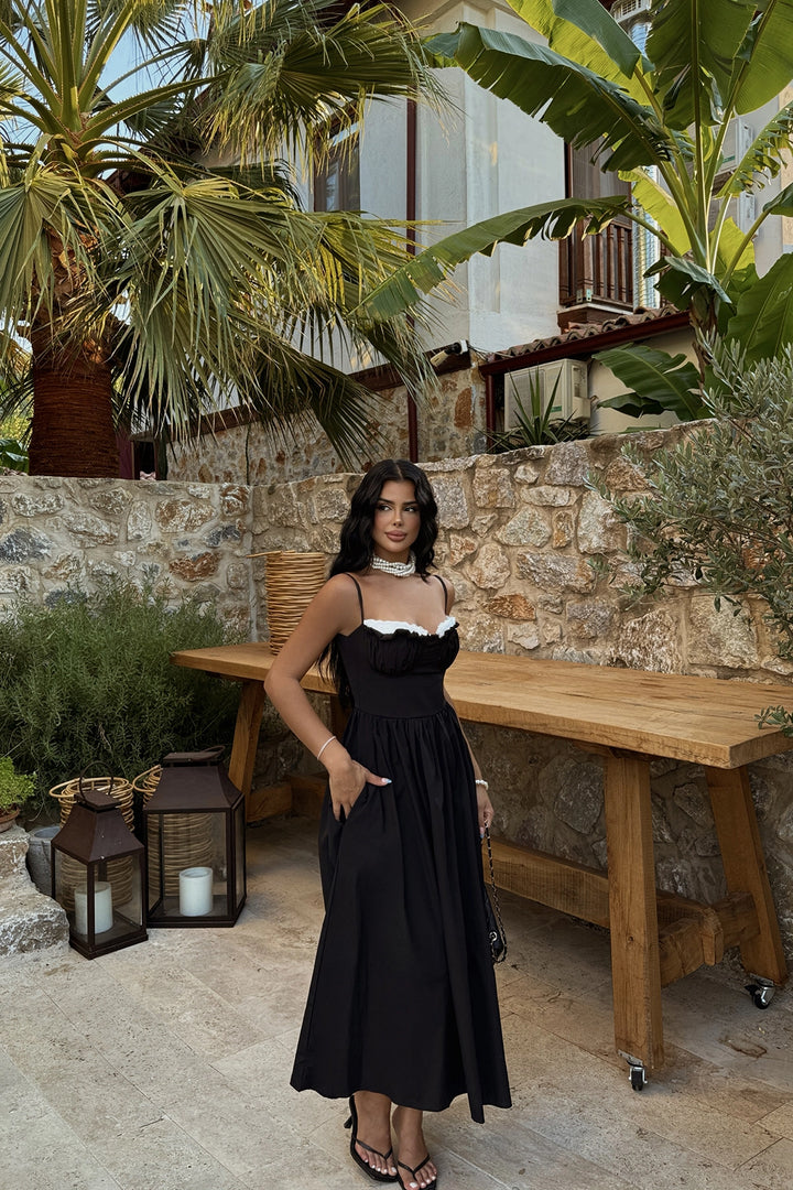 EYY Women Black Strappy Dress - Sankt Ingbert