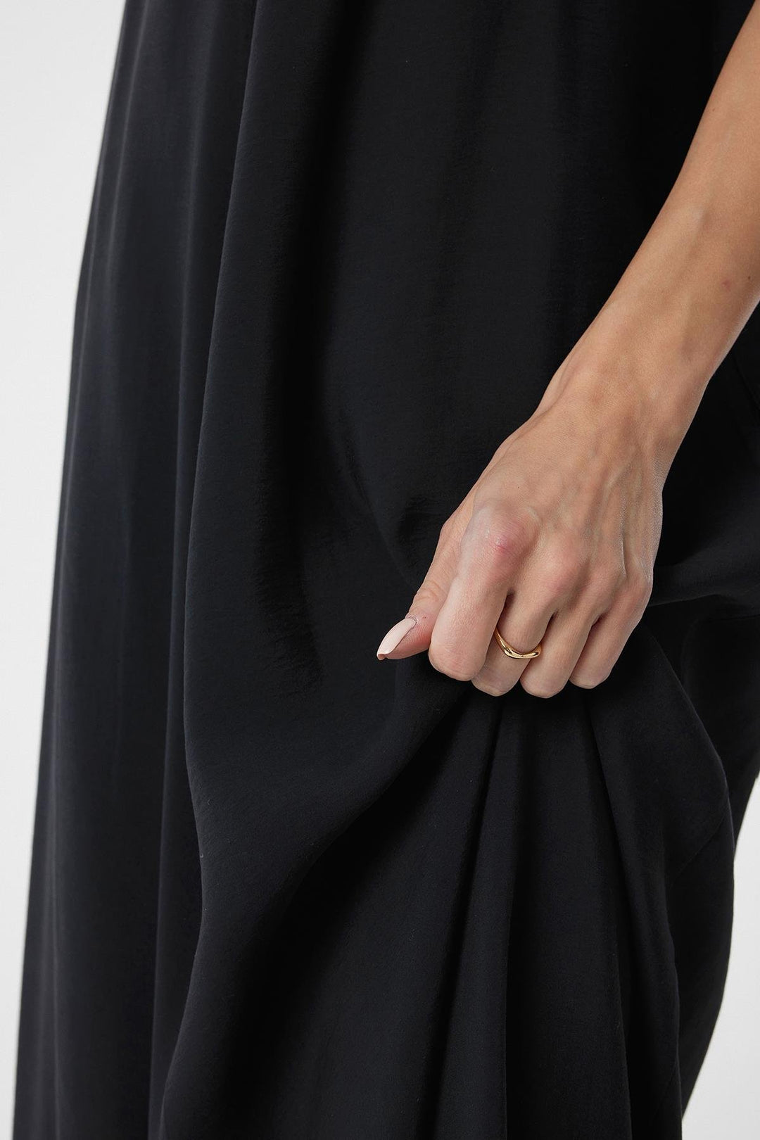 ANT Antioch Black Strappy Modal Long Women's Dress - Brighton