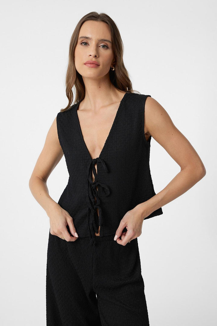 ANT Antioch Black Suit with Detailed Texture for Women - Fort Pierce