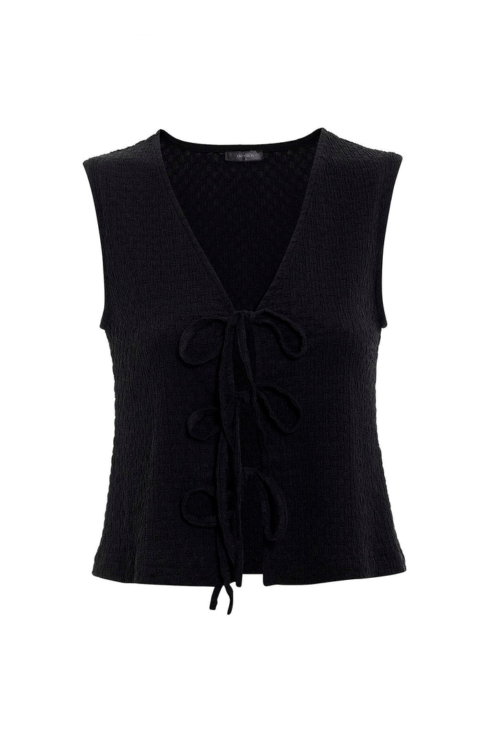 ANT Antioch Black Suit with Detailed Texture for Women - Fort Pierce