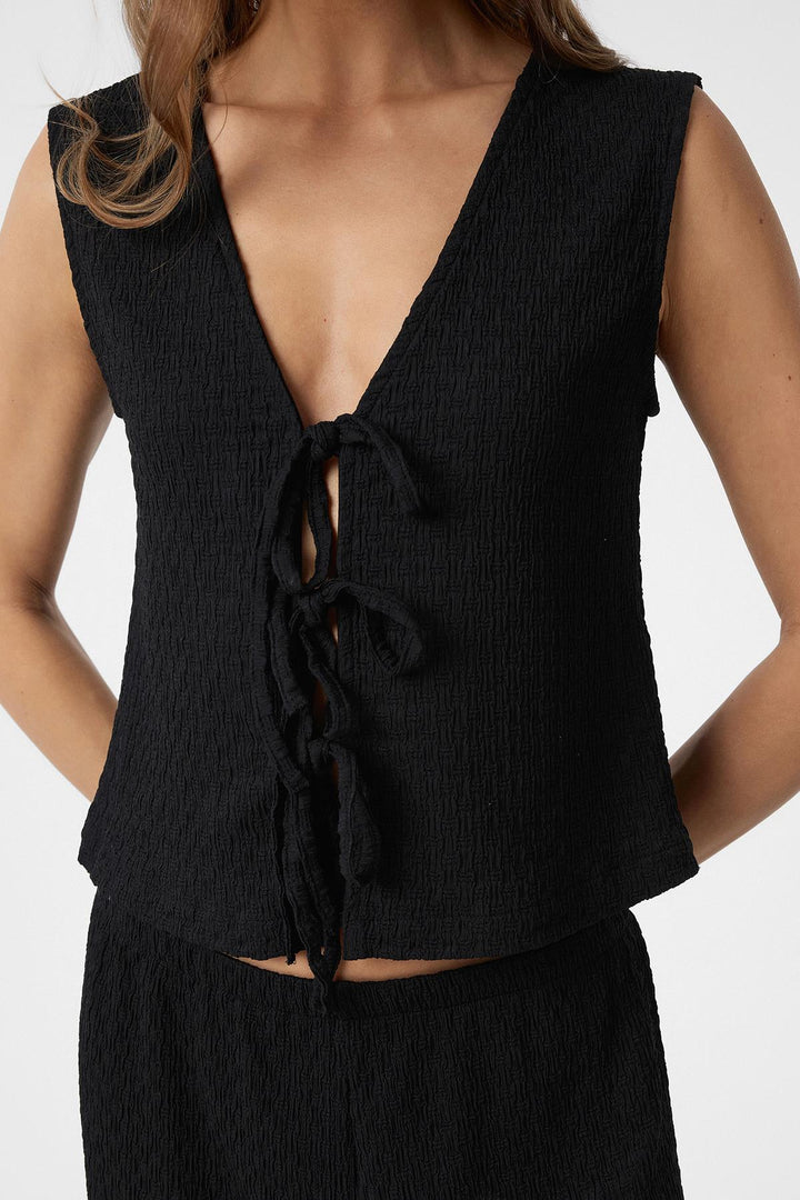 ANT Antioch Black Suit with Detailed Texture for Women - Fort Pierce