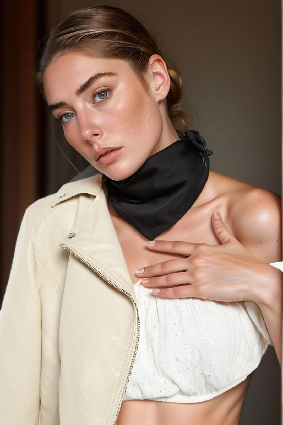 Black Bandana Scarf BCNSV-2513731 - Reims
