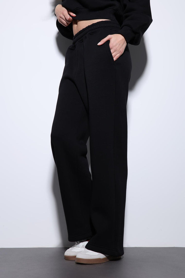 ANT Antioch Black Basic Adjustable Hem Women's Sweatpants - Lebanon