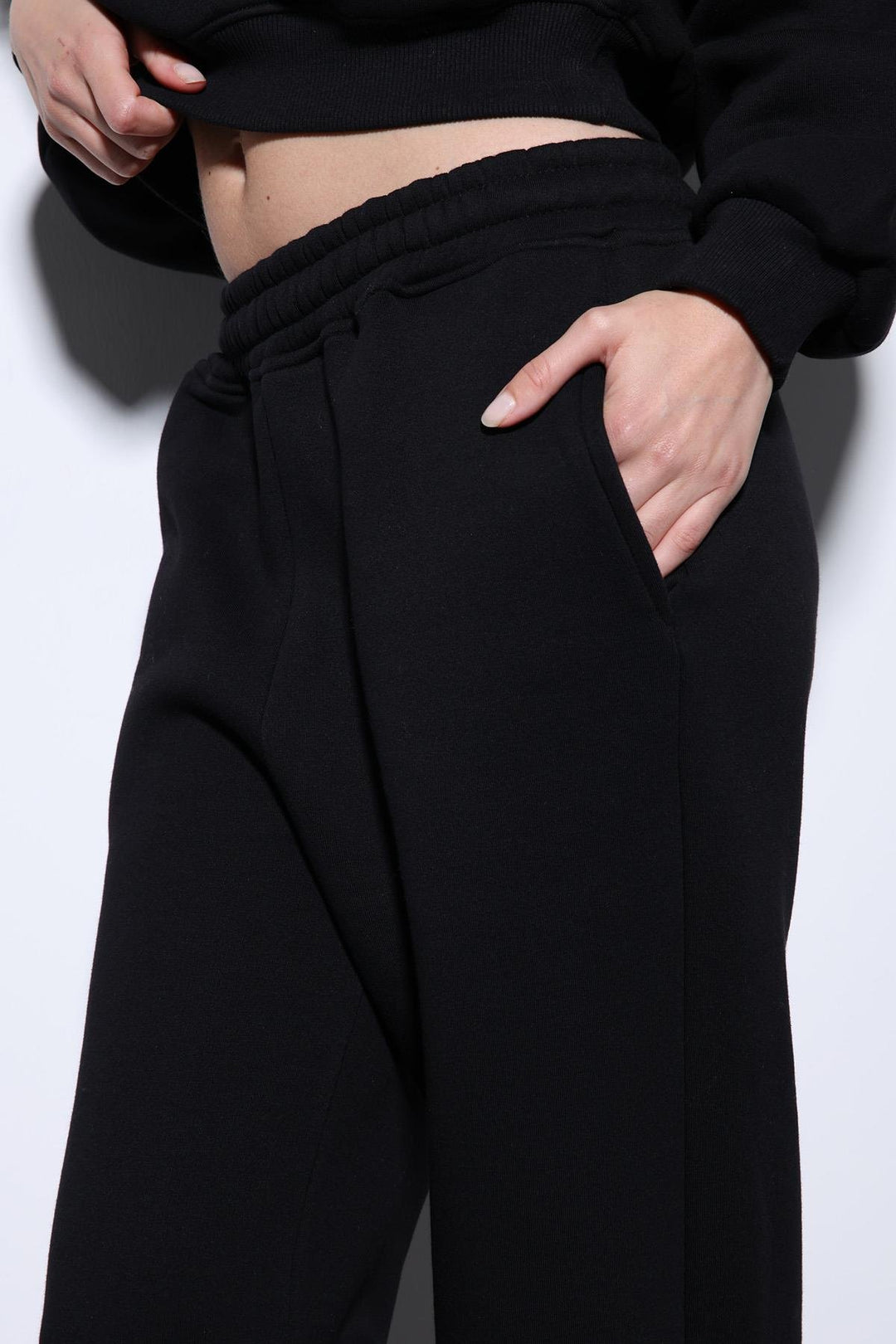 ANT Antioch Black Basic Adjustable Hem Women's Sweatpants - Lebanon
