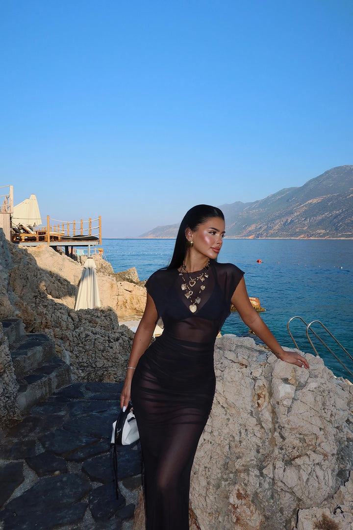 EYY Women Black Basic Dress - Gold Coast