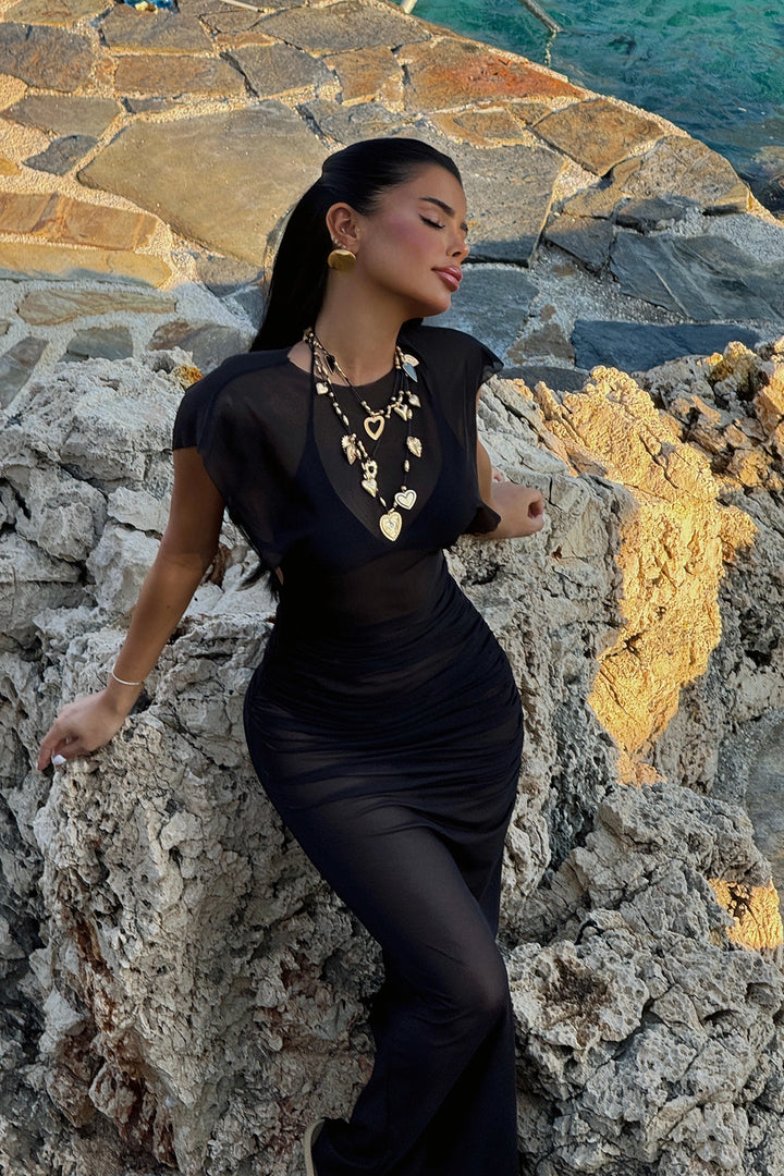 EYY Women Black Basic Dress - Gold Coast