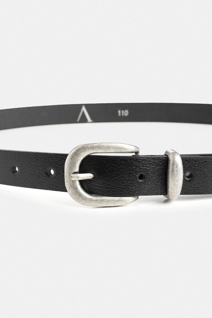 ANT Antioch Black Basic Men's Leather Belt - Wildwood