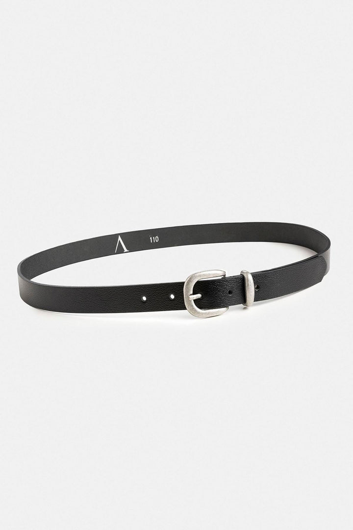 ANT Antioch Black Basic Men's Leather Belt - Luxembourg