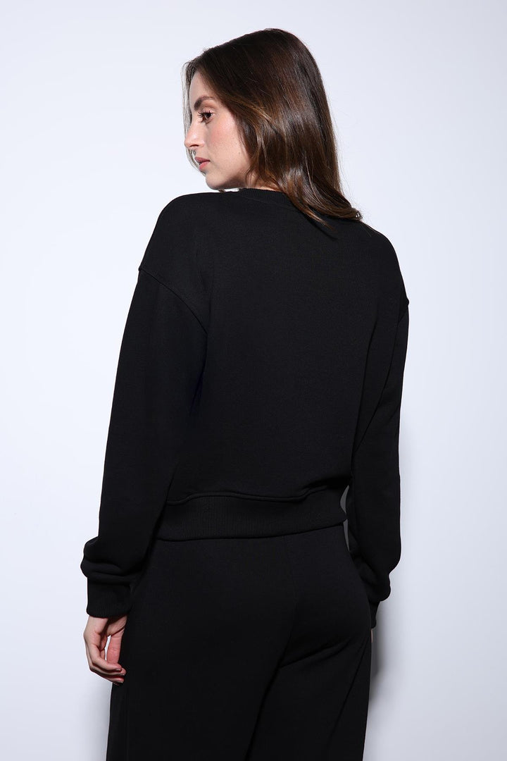 ANT Antioch Black Basic Women's Sweatshirt - Elk Grove