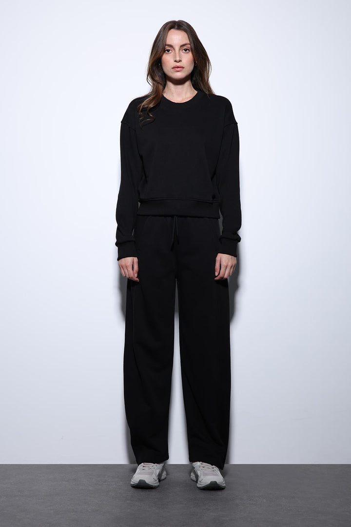 ANT Antioch Black Basic Women's Sweatshirt - Elk Grove