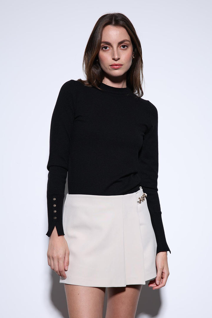 ANT Antioch Black Basic Women's Sweater - Levittown