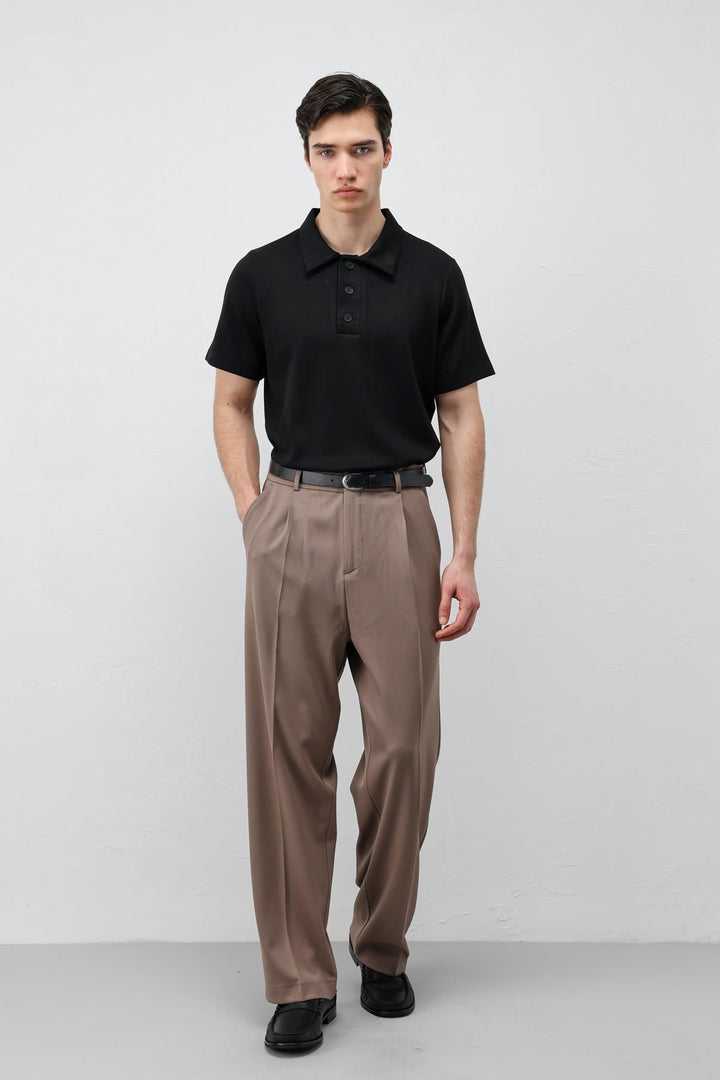 ANT Antioch Siyah Basic Polo Yaka Erkek T-Shirt - North Ridgeville