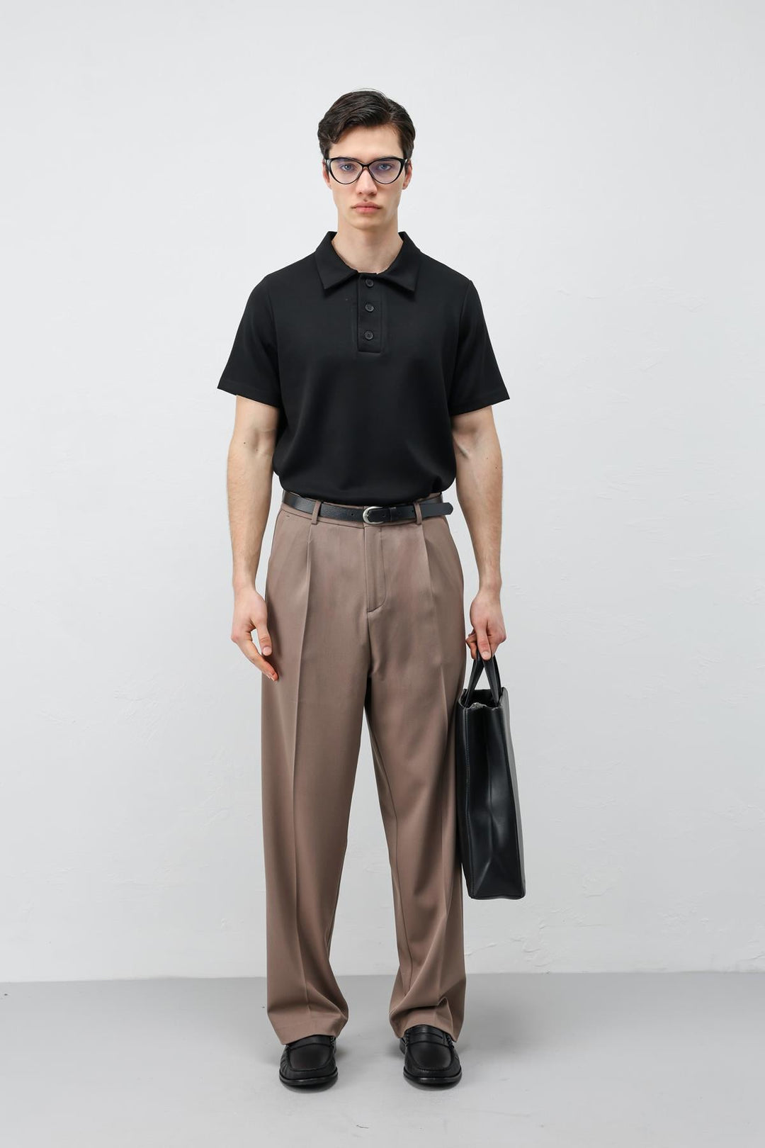 ANT Antioch Siyah Basic Polo Yaka Erkek T-Shirt - North Ridgeville