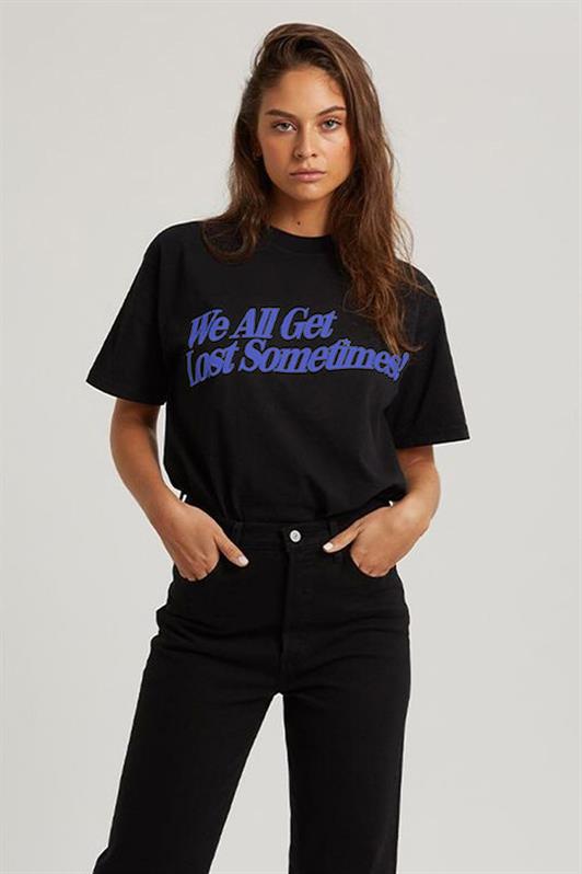 MDX Black Printed Oversized T-shirt MG1532 - San Vicente del Raspeig