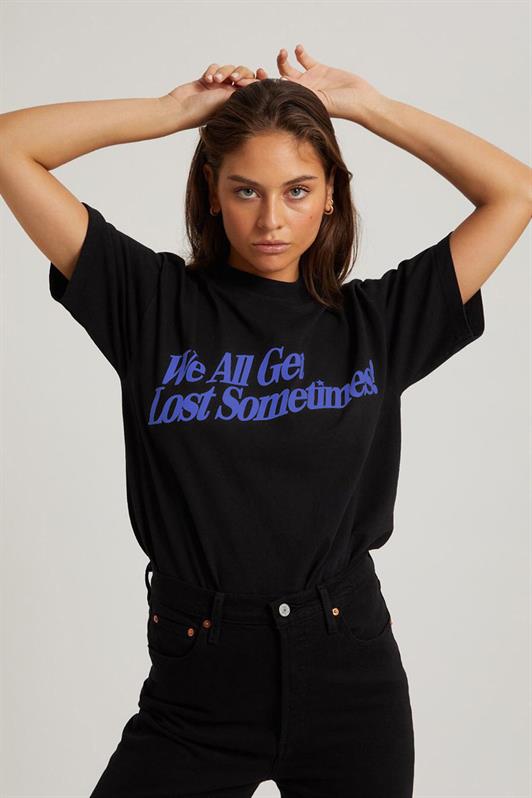 MDX Black Printed Oversized T-shirt MG1532 - San Vicente del Raspeig