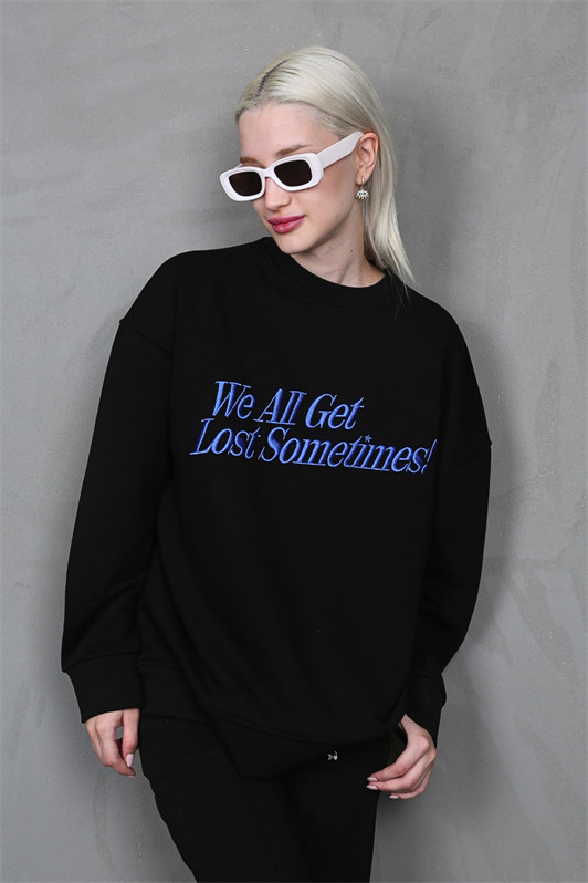 MDX Black Printed Sweatshirt MG1901 - Basildon